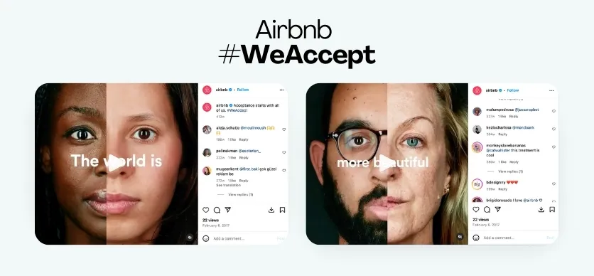 Airbnb – #WeAccept