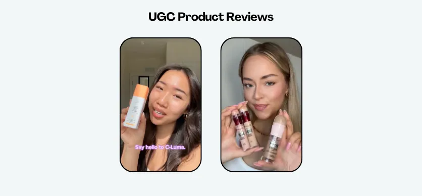 UGC Product Reviews